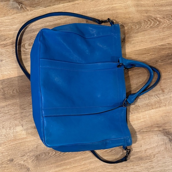 Longchamp Blue Leather 3-D shoulder bag 3D - Picture 10 of 10